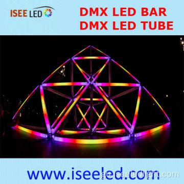 રંગીન DMX512 આરજીબી એલઇડી ટ્યુબ લાઇટ મ્યુઝિક સિંક